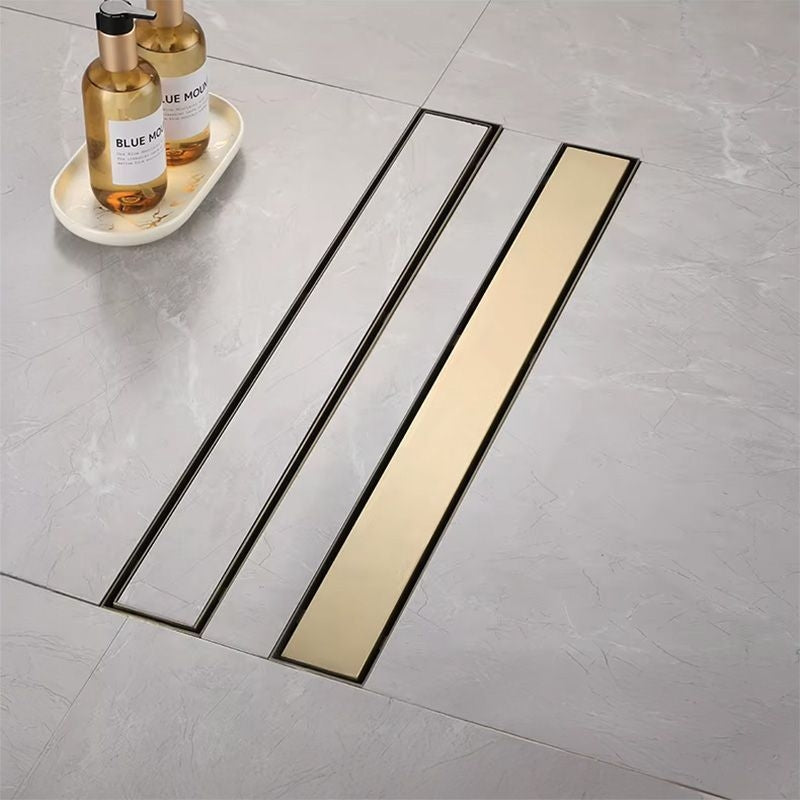 Odpływ Liniowy Rea Neox Złoty Szczotkowany 70  2