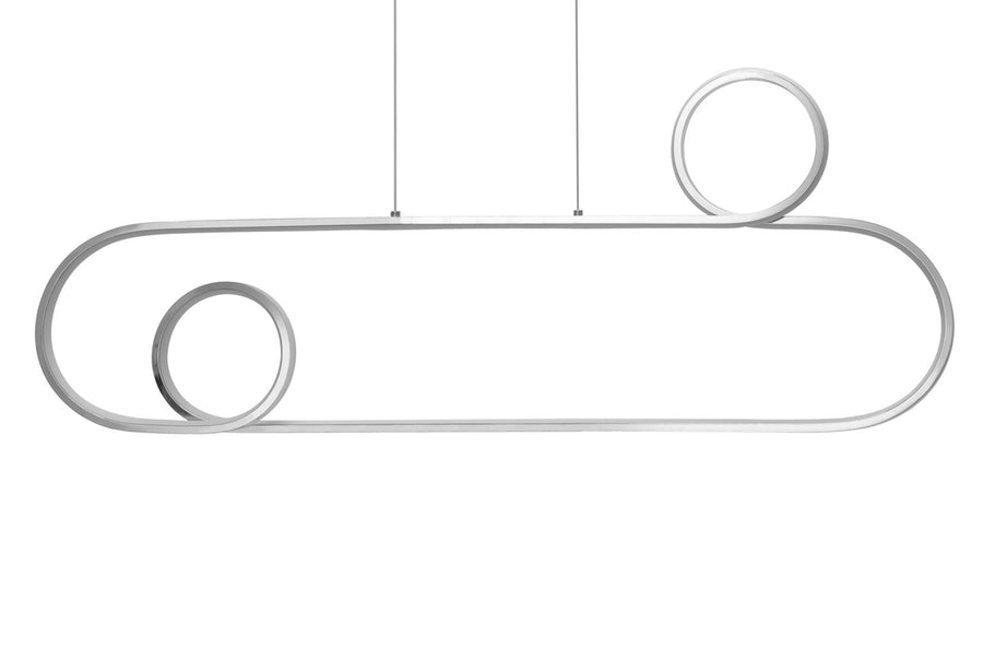 Lampa Sufitowa Wisząca LED APP810-CP CHROM + pilot