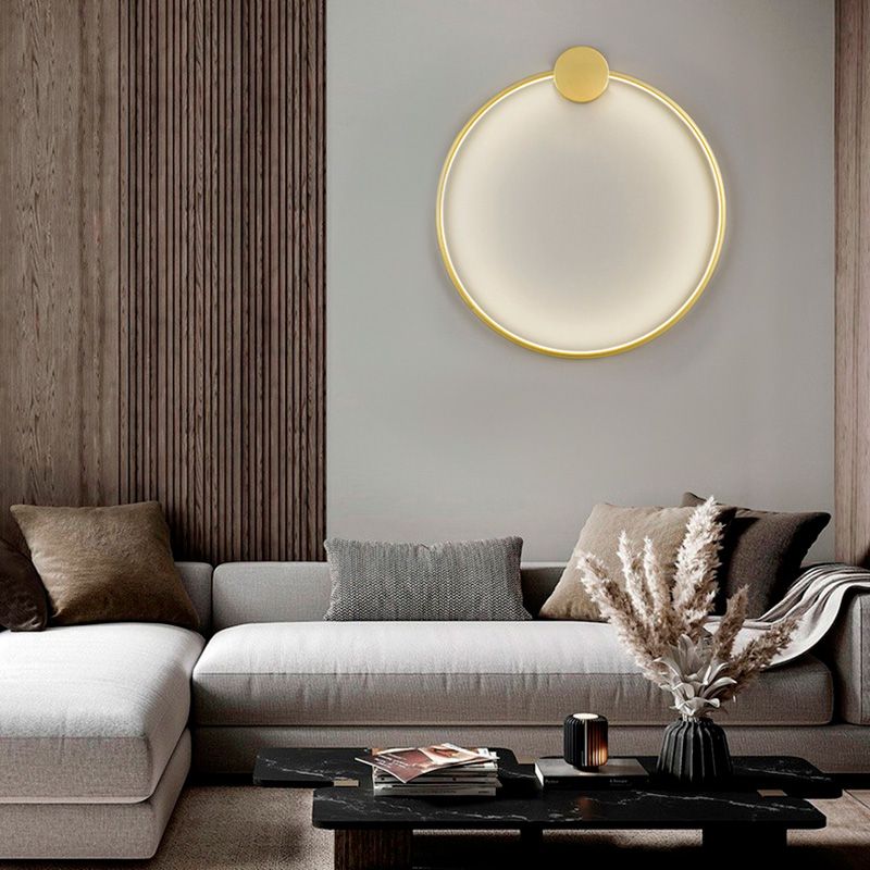 LAMPA ŚCIENNA KINKIET LED APP1387-CW GOLD 40cm