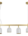 Lampa Wisząca APP1030-4CP Biała