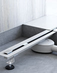 Odpływ Liniowy REA NEO Ultra SLIM PRO Stal szczotkowana 80