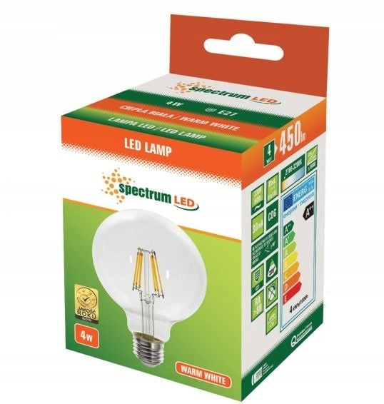 Żarówka LED Ciepła E-27 230V 4W Kula 13763  3