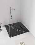 Brodzik prysznicowy Bazalt CARRARA BLACK 90x90
