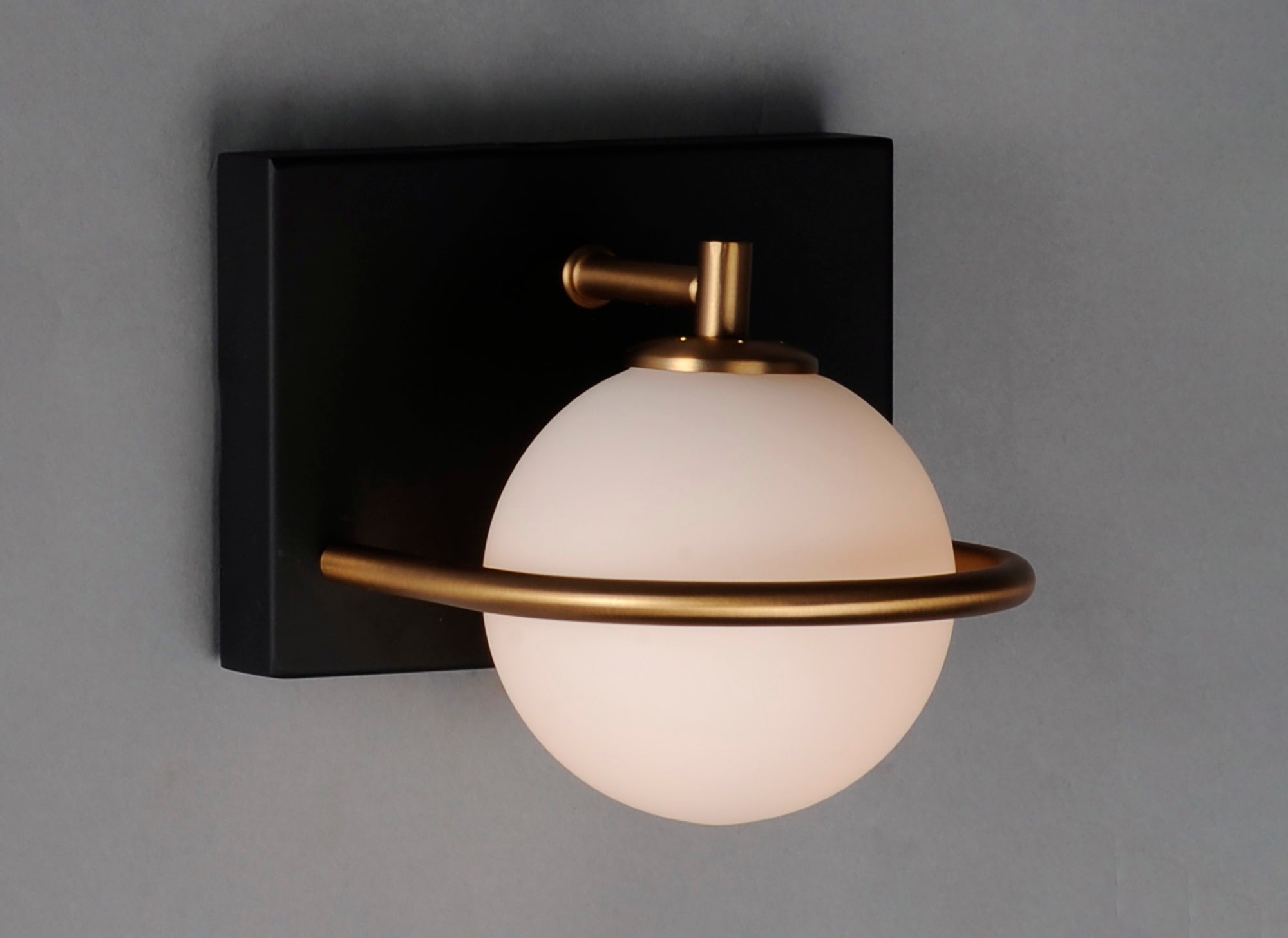 LAMPA ŚCIENNA KINKIET APP1300-1W Czarno Złota  5