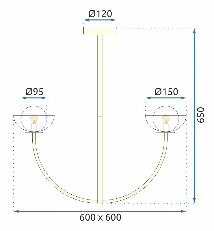 Lampa Wisząca APP1200-CP  9