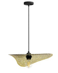 LAMPA SUFITOWA WISZĄCA APP1467-1CP czarna/złota  1
