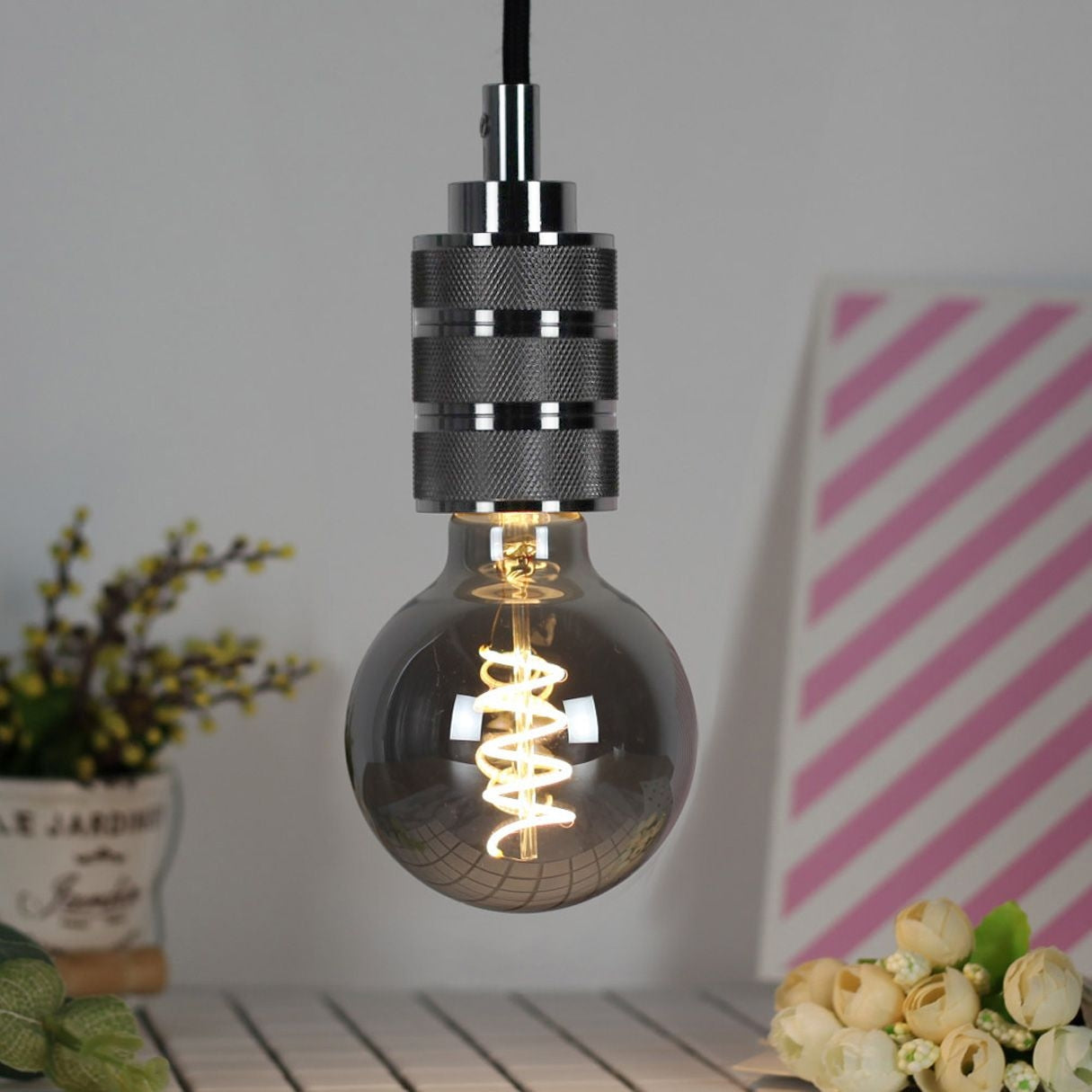 Lampa Sufitowa Wisząca Oprawka APP342-1CP CZARNA  11