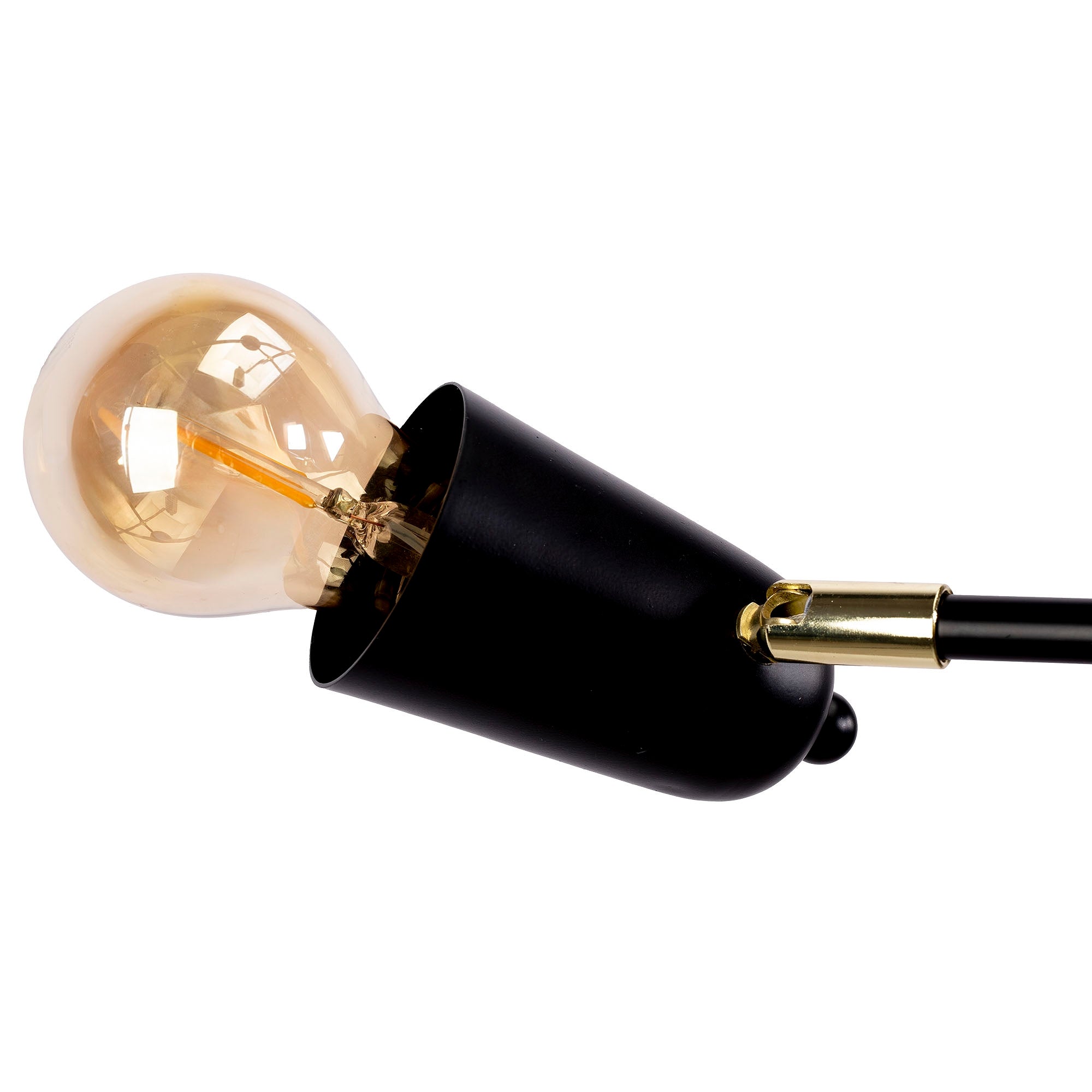 Lampa Wisząca 4-ramienna APP1708-4CP Czarna + Złoto  3
