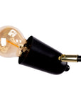 Lampa Wisząca 4-ramienna APP1708-4CP Czarna + Złoto  3
