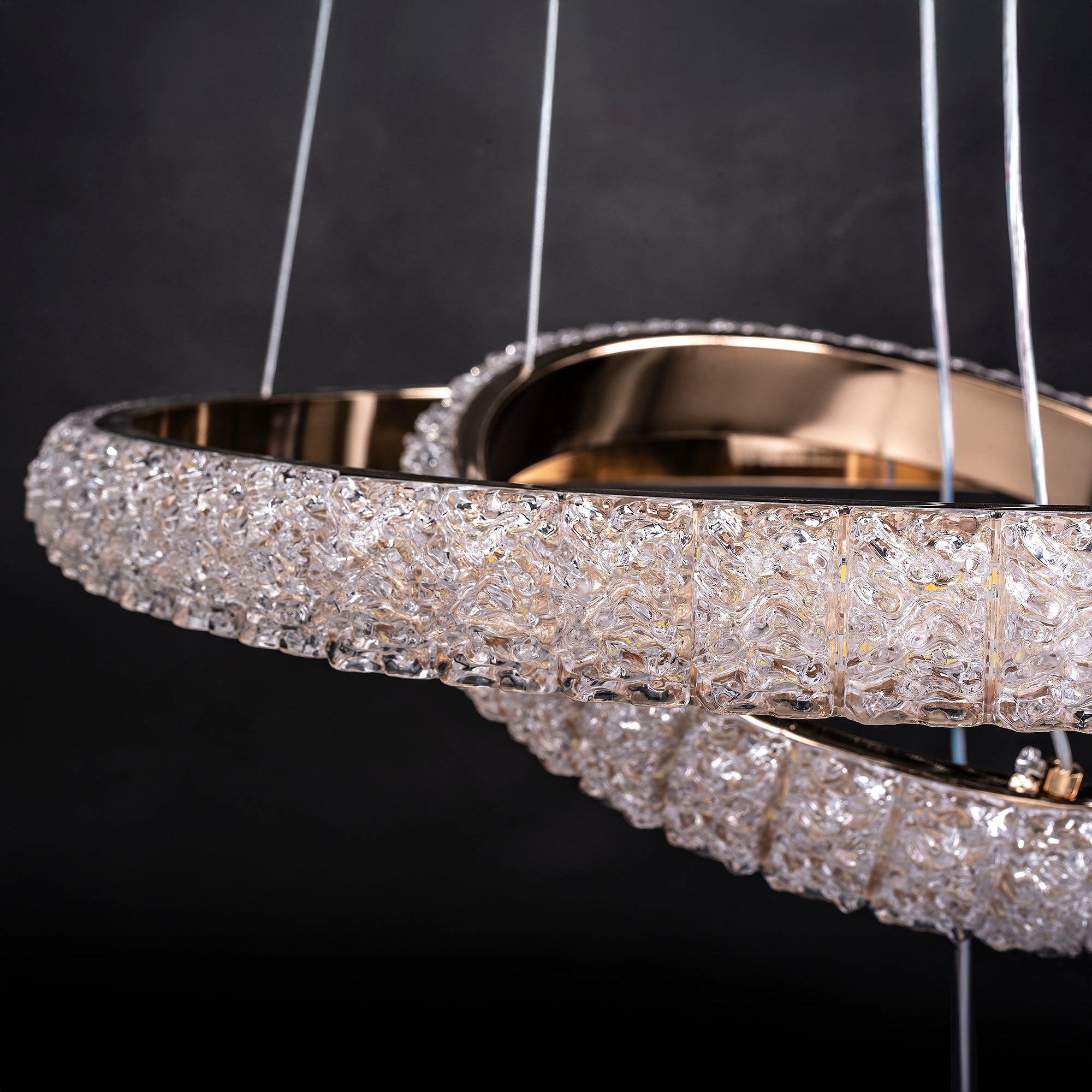 Lampa Sufitowa Wisząca G143-cp 50cm Złota  4
