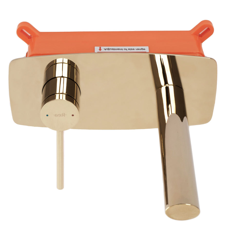 Bateria umywalkowa Podtynkowa REA OVAL Złota + BOX