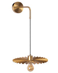 LAMPA ŚCIENNA KINKIET APP1356-1W Stare Złoto 30 cm  5