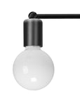 Lampa Sufitowa Wisząca Poczwórna 392200 Czarny Mat