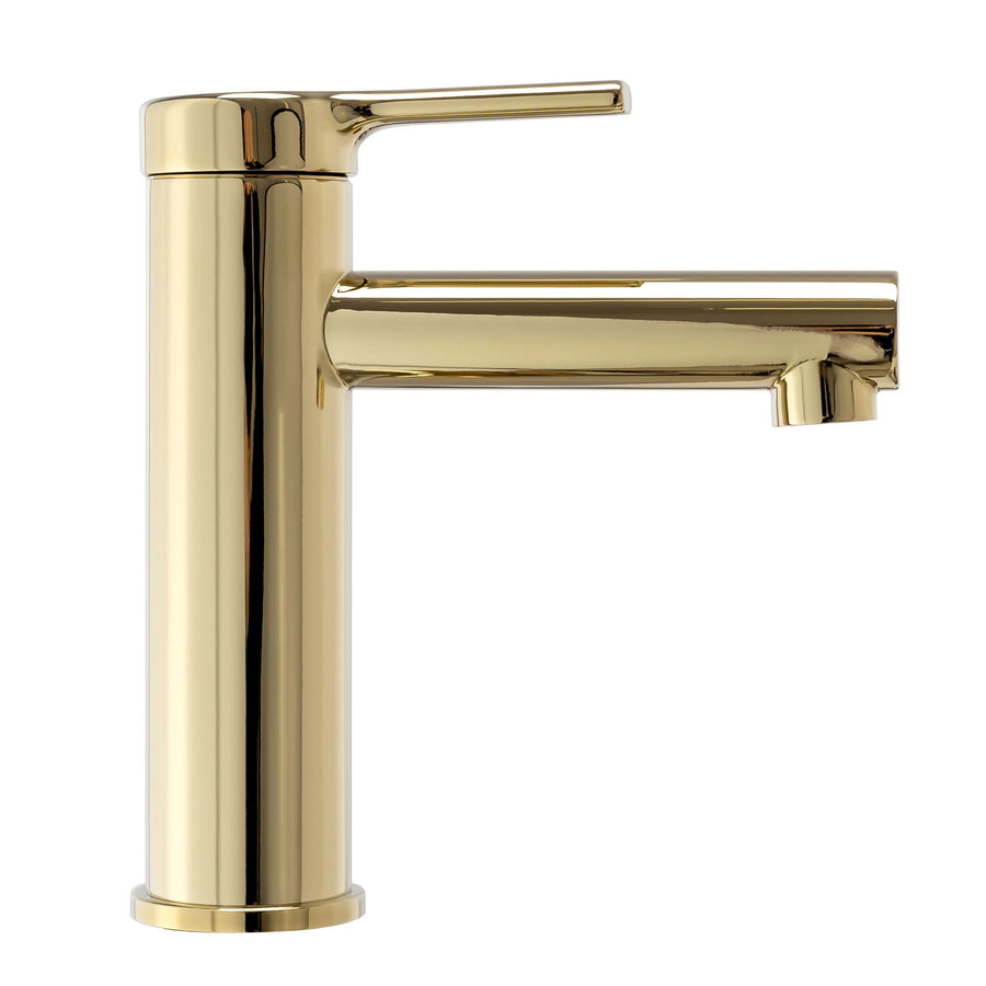 Bateria Umywalkowa REA PIXEL Złota Gold Niska