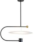 Lampa Sufitowa LED APP589-1CP Czarna