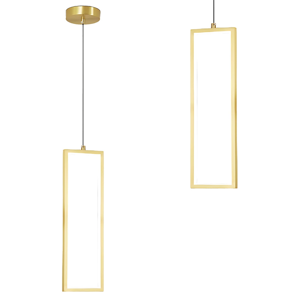 Lampa Sufitowa Wisząca Led Lhj084-1cp Złota  1