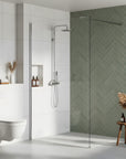 Kabina Prysznicowa Walk-in Rea Flexi Transparent / Chrome 140  2