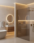 Kabina prysznicowa Walk-In Rea Flexi Grey / Gold 90  5
