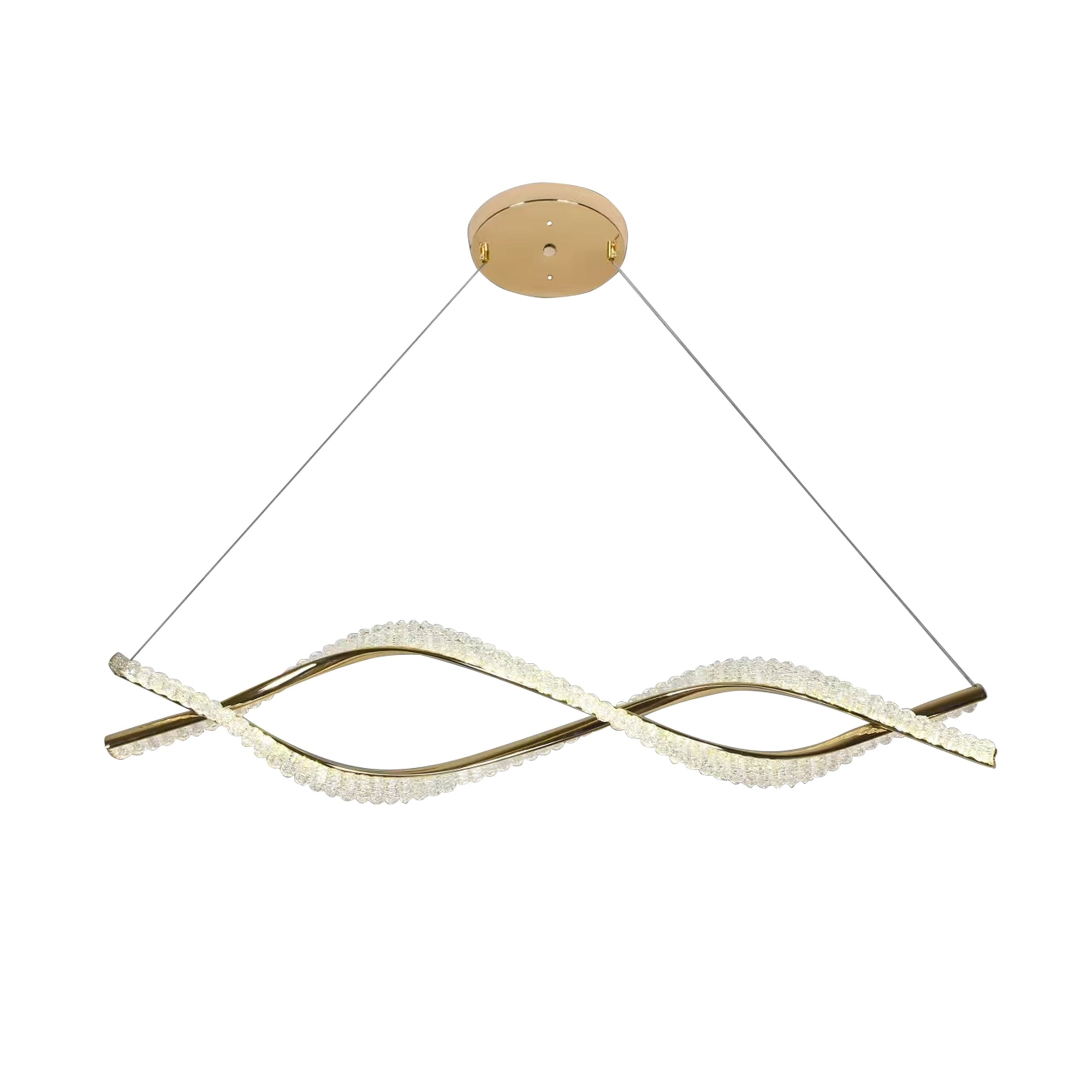 Lampa Wisząca Led G033-cp Złota  1