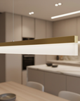 Lampa Wisząca Led App1697-cp 200 Cm Złota Szczotkowana  3