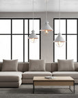 Lampa sufitowa wisząca LINZ APP103-1CP Biała  2