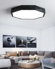 Lampa Plafon Diamond APP862-C 40 cm Czarna