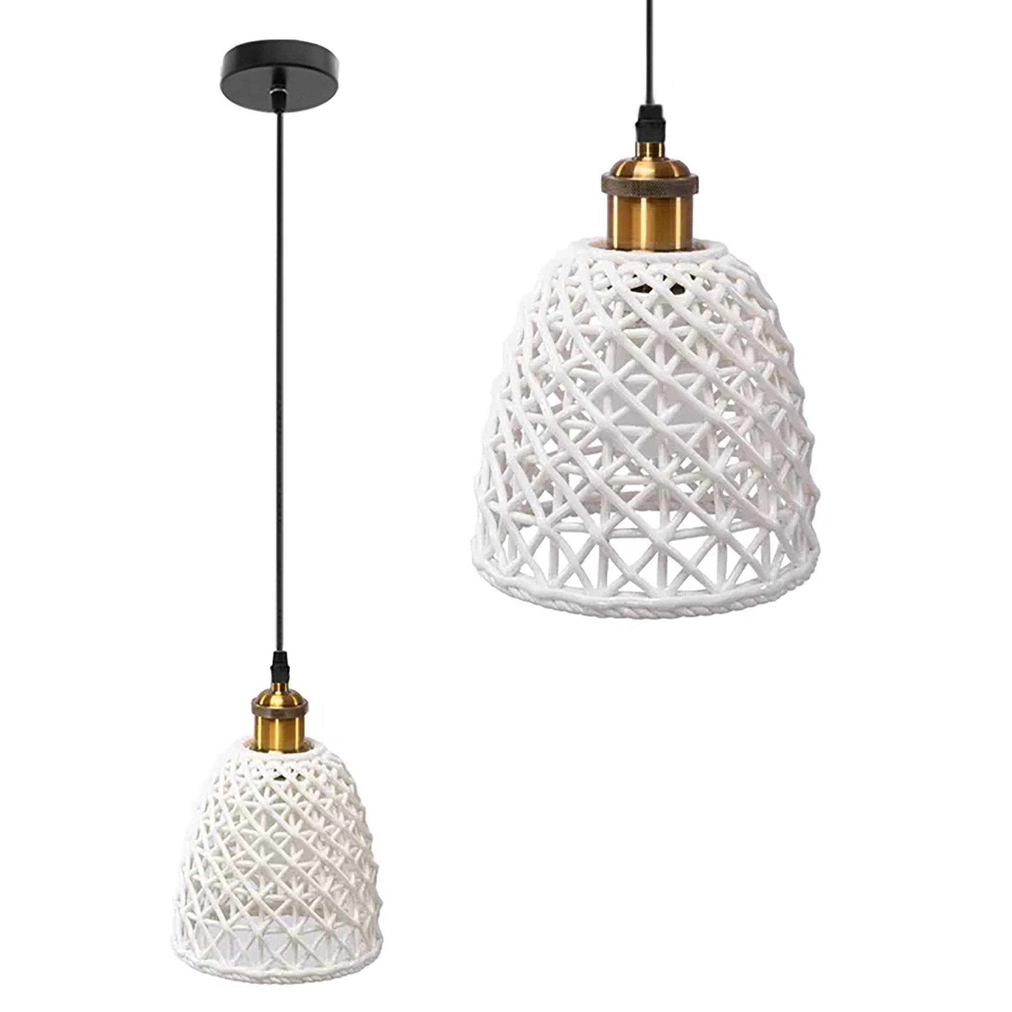 Lampa wisząca APP1006-1CP Biała  1