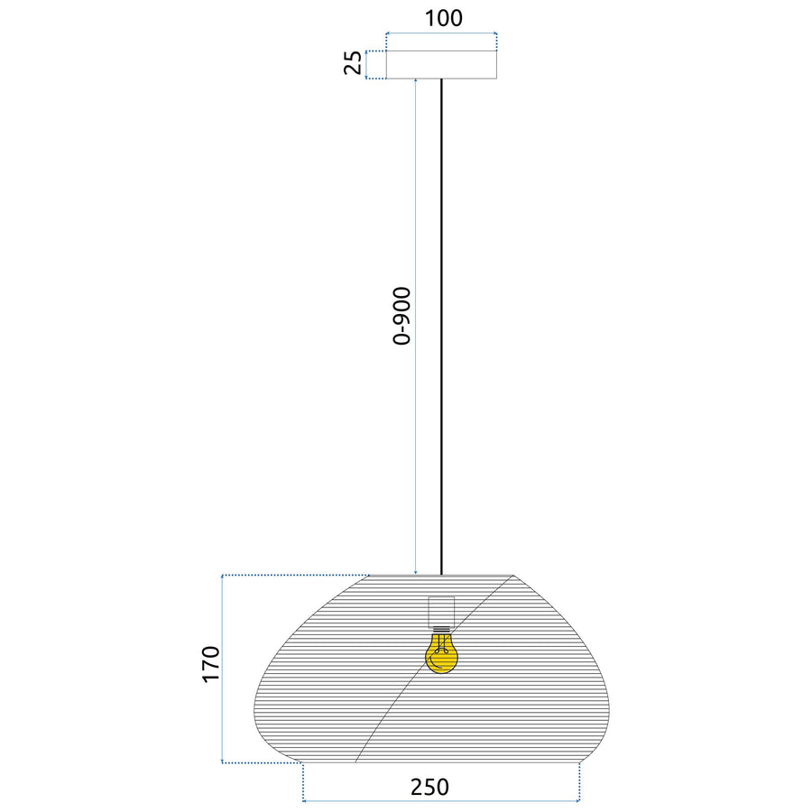 Lampa Wisząca Boho APP1316-1CP