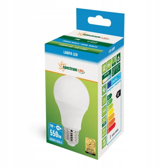 Żarówka Led Zimna E-27 230v 7w 13899  2