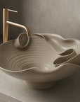 Umywalka nablatowa Rea HM-12 Handmade ART  3