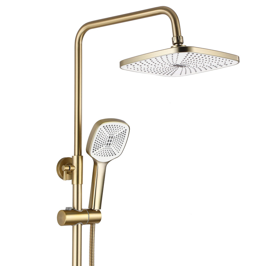 Zestaw Prysznicowy REA ARGUS ZŁOTA SZCZOTKOWANA GOLD BRUSH