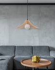Lampa Sufitowa Wisząca Płaska Okrągła Loft  APP483-1CP Różowe Złoto  5