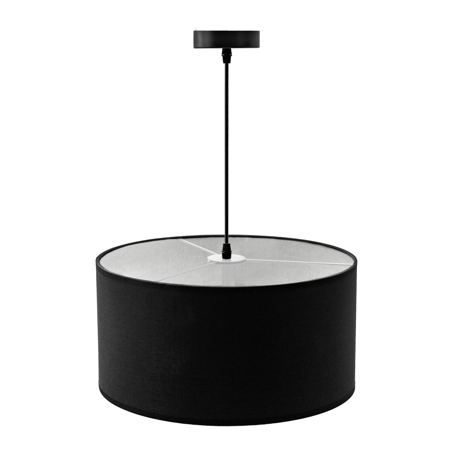 Lampa Wisząca  40cm APP623-1CP Czarna