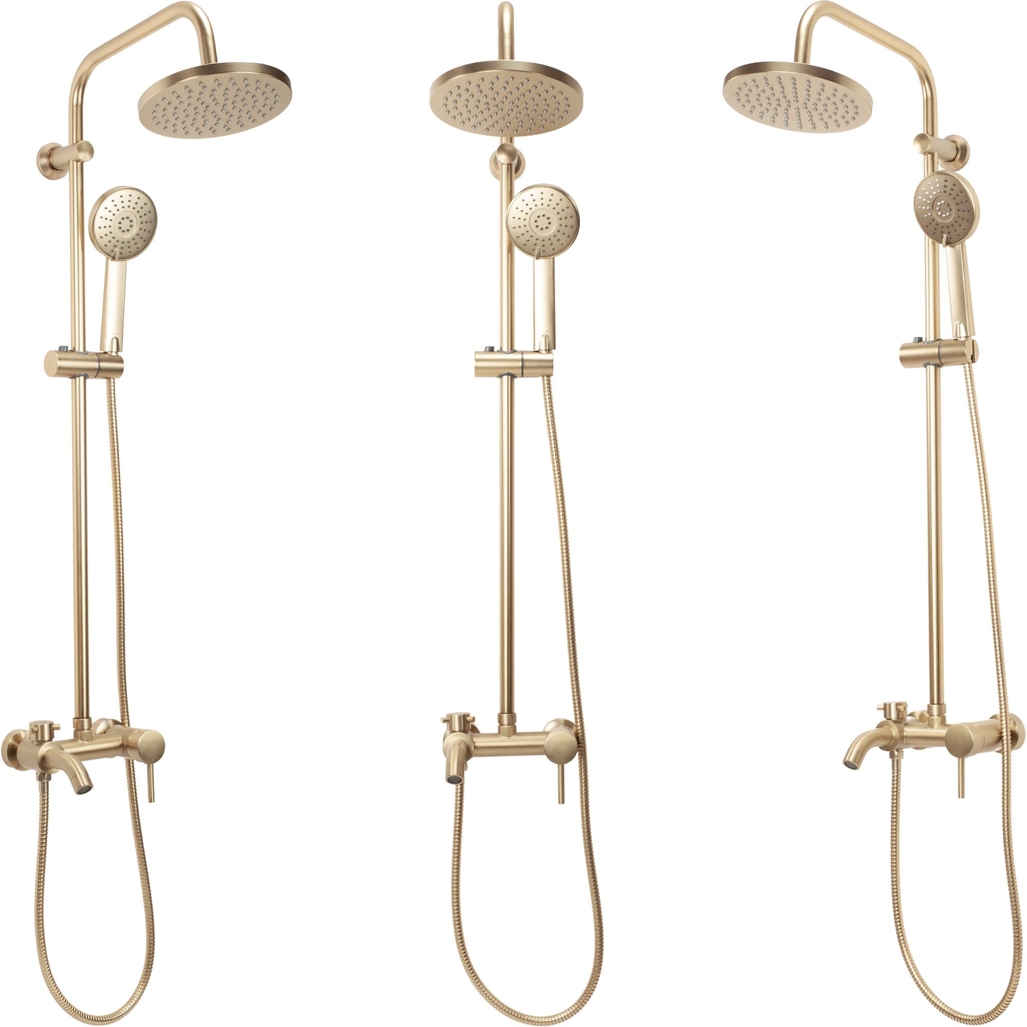 Zestaw Prysznicowy Rea Luis Złoty Szczotkowany