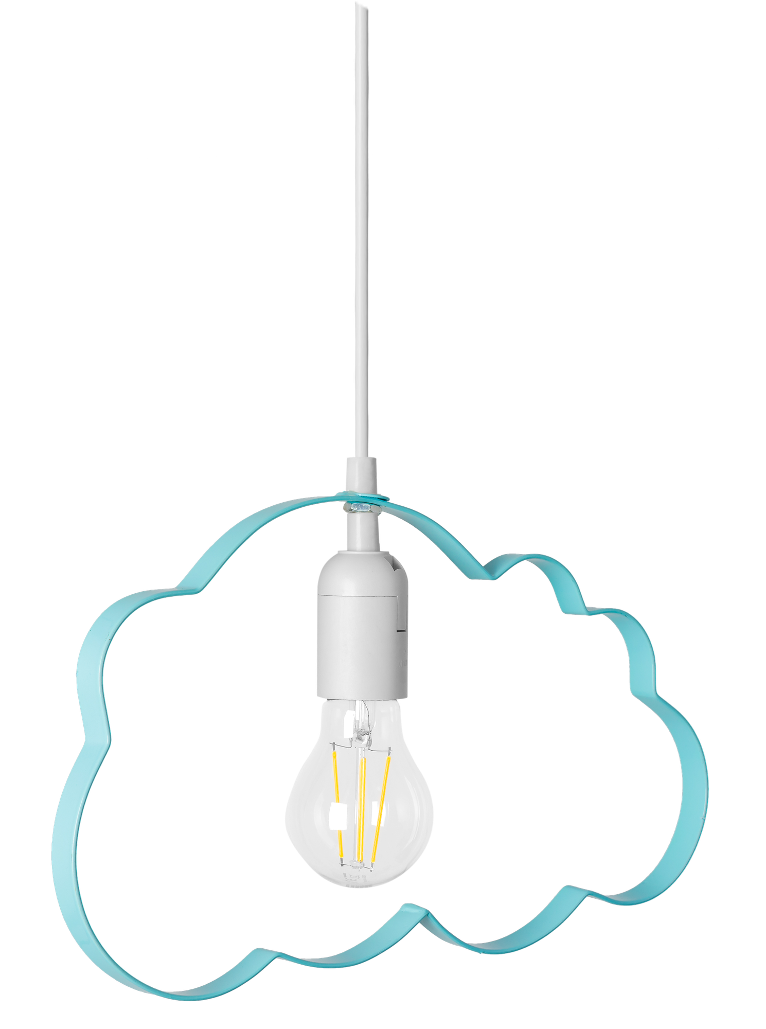 LAMPA WISZĄCA CHMURKA BŁĘKITNA  5
