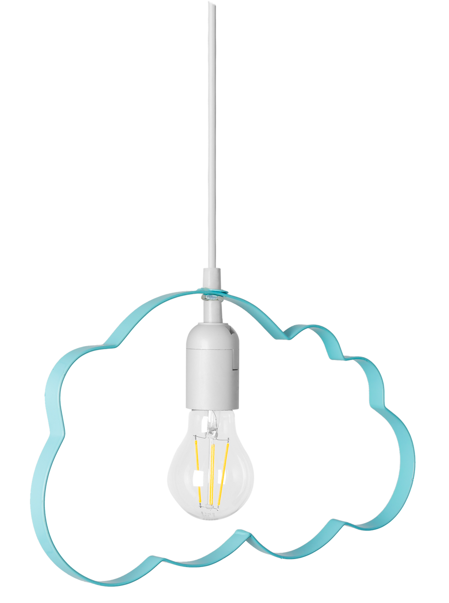 LAMPA WISZĄCA CHMURKA BŁĘKITNA