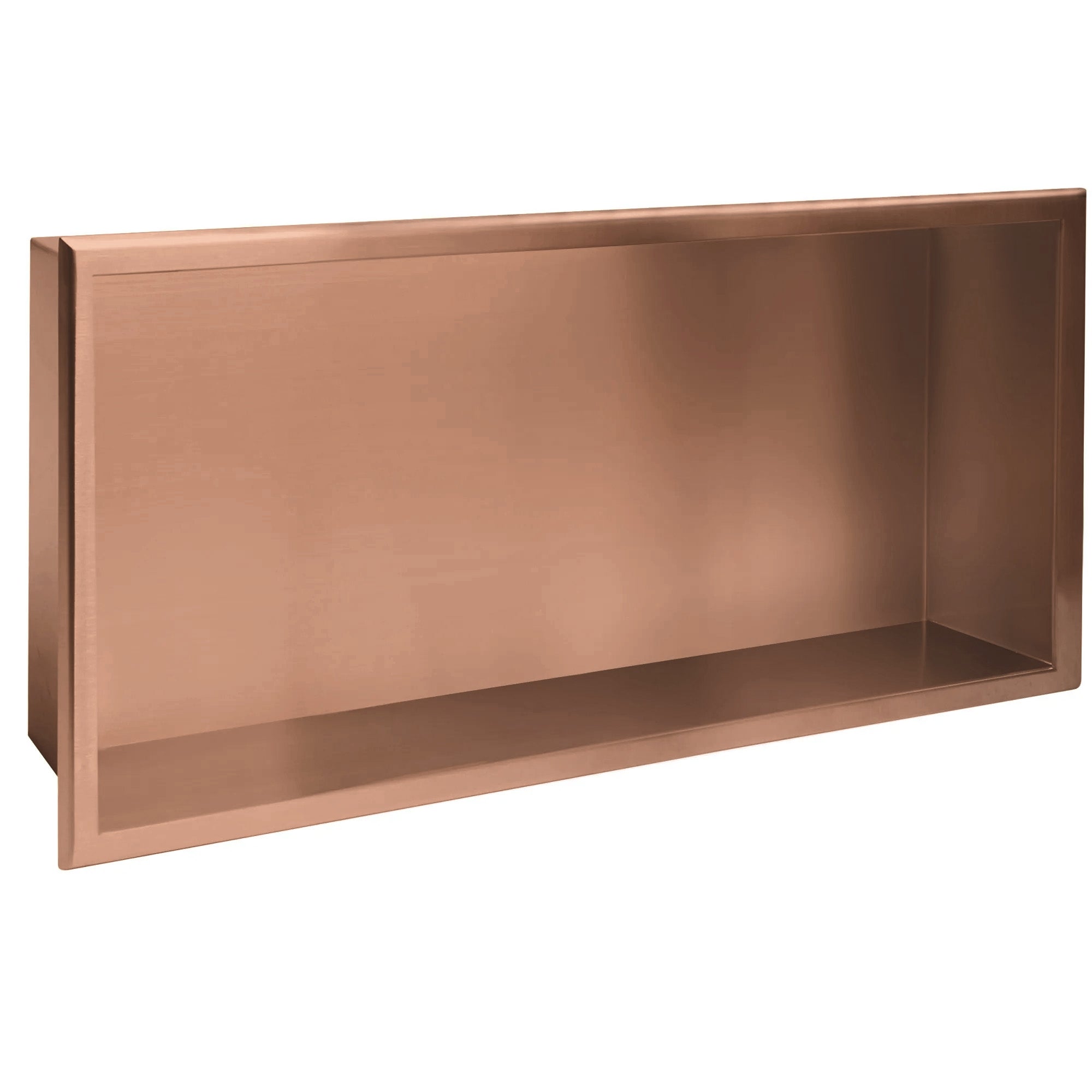 PÓŁKA WNĘKOWA ŁAZIENKOWA 30x60 miedź szczotkowana  1