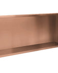 PÓŁKA WNĘKOWA ŁAZIENKOWA 30x60 miedź szczotkowana  1