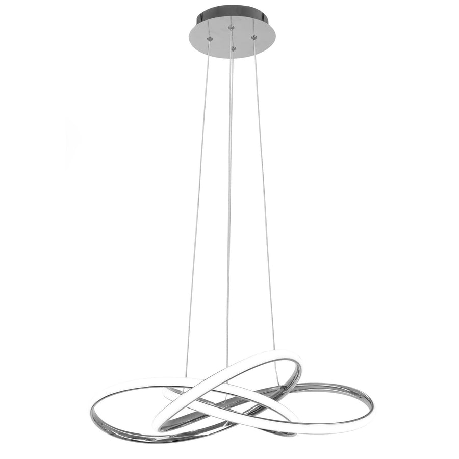 Lampa sufitowa nowoczesna LED + PILOT APP816-CP Node Chrom
