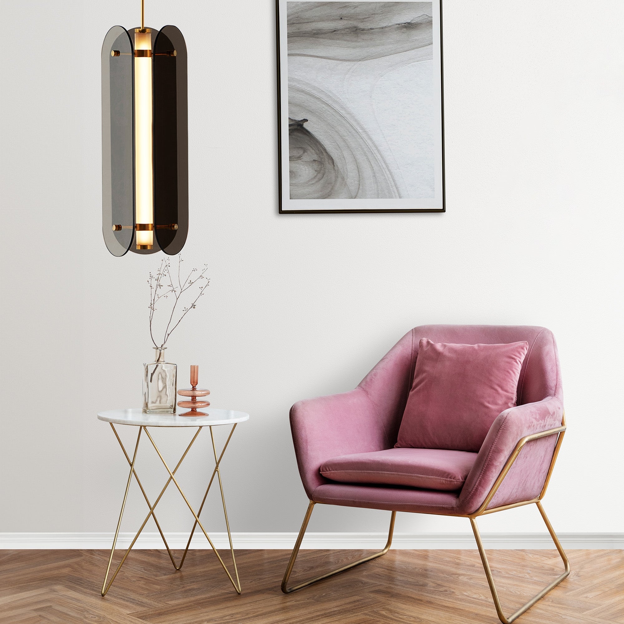 Lampa Sufitowa Wisząca Czarna App1676-cp Long  5