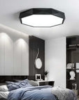 Lampa Plafon Diamond APP862-C 40 cm Czarna