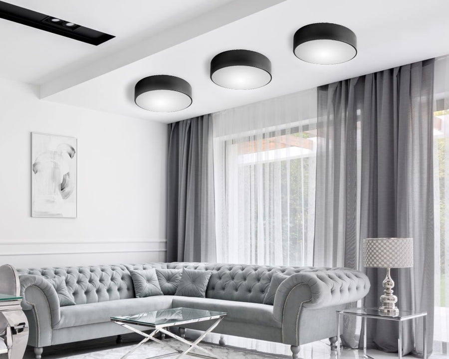 Lampa Plafon 50cm Okrągła Sufitowa app645-4c Biała