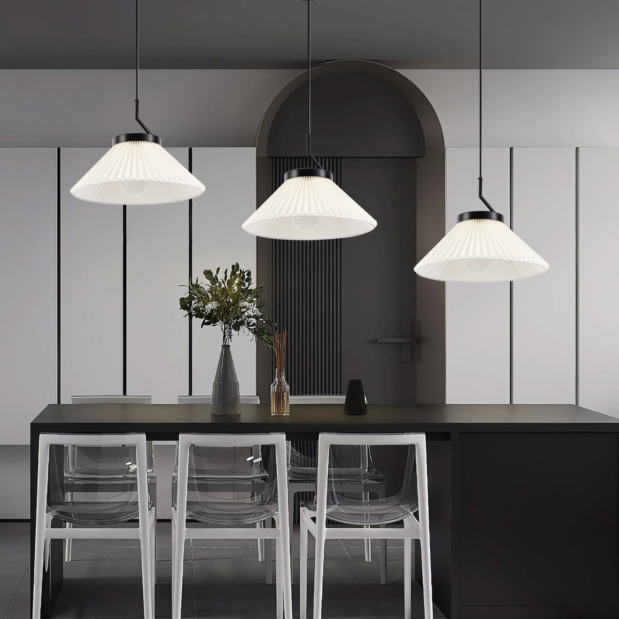Lampa Sufitowa Wisząca Black APP1670-1CP  8