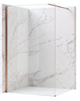 Kabina prysznicowa Walk-In Rea Flexi Transparent / Brush Copper 70  2