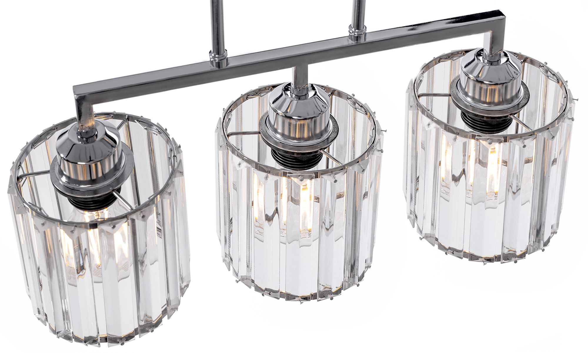 LAMPA WISZĄCA GLAMOUR 3xE27 392228 CHROM
