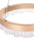 Lampa Wisząca Led Lhj097-cp Jasne Różowe Złoto  3