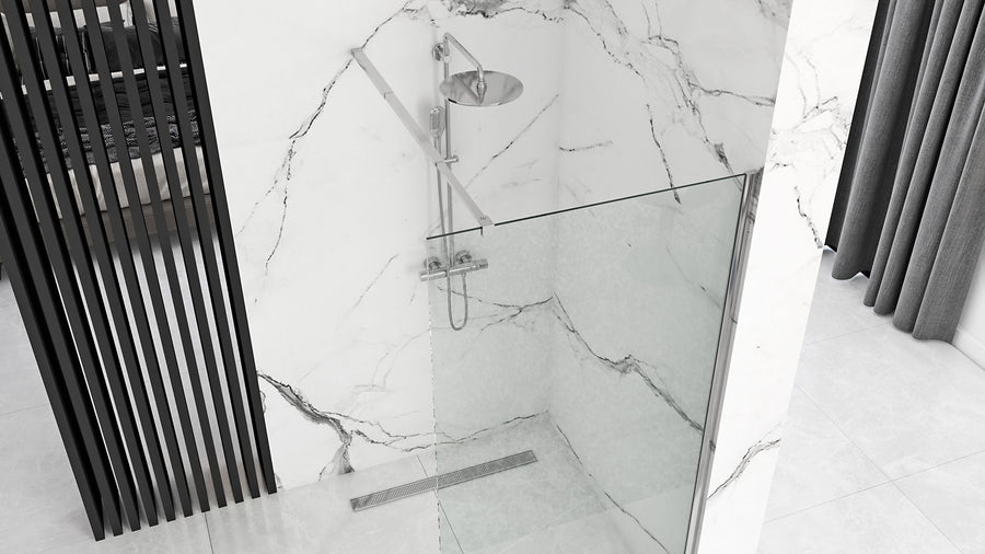 Ścianka prysznicowa Rea Aero N 110 Transparent
