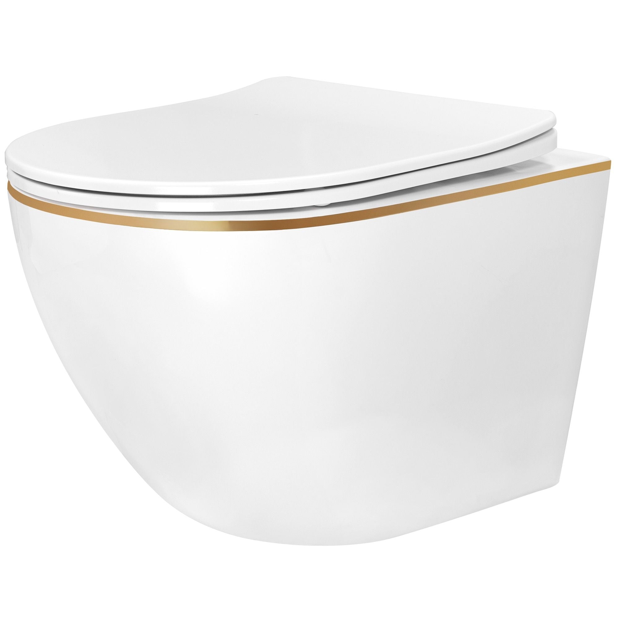 Misa WC podwieszana Rea Carlo Mini Tornado NF GOLD EDGE  1