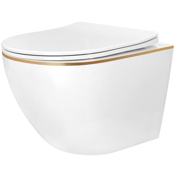 Misa WC podwieszana Rea Carlo Mini Tornado NF GOLD EDGE  1