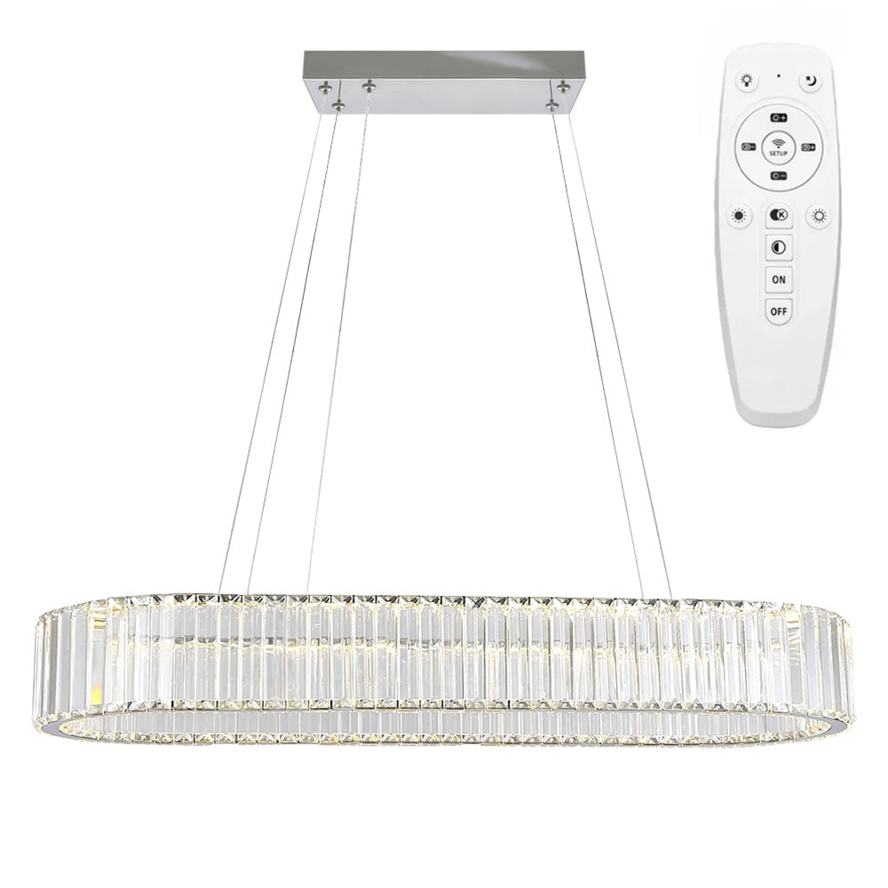 LAMPA SUFITOWA WISZĄCA LED APP1547-CP CHROM  1